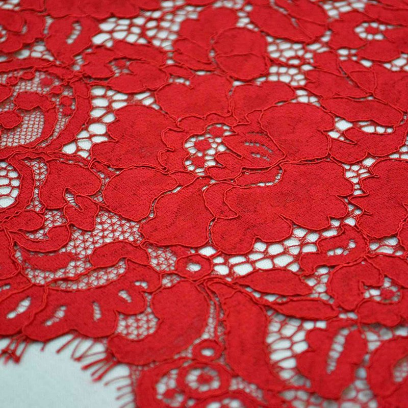 Eyelash Lace Lace Fabric Placement Floral for Apparel Wholesale Suppli 19